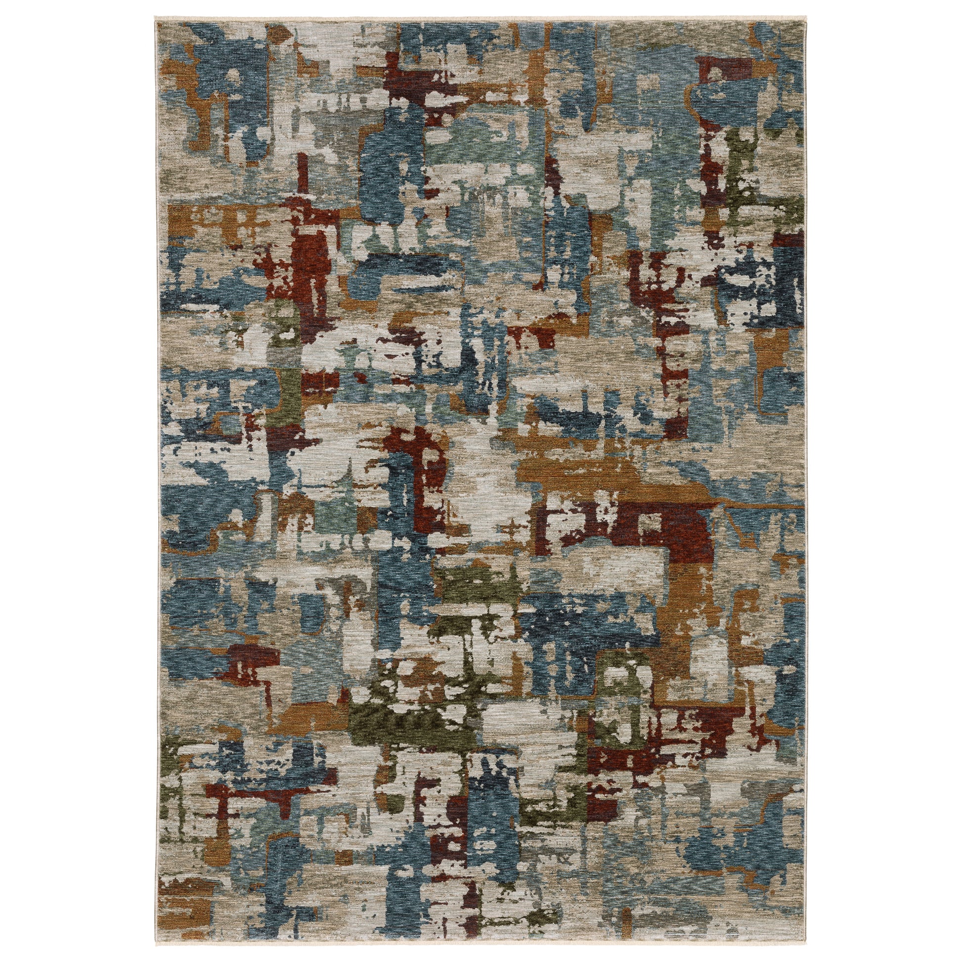 Hayden HAY02 Beige Abstract Rug