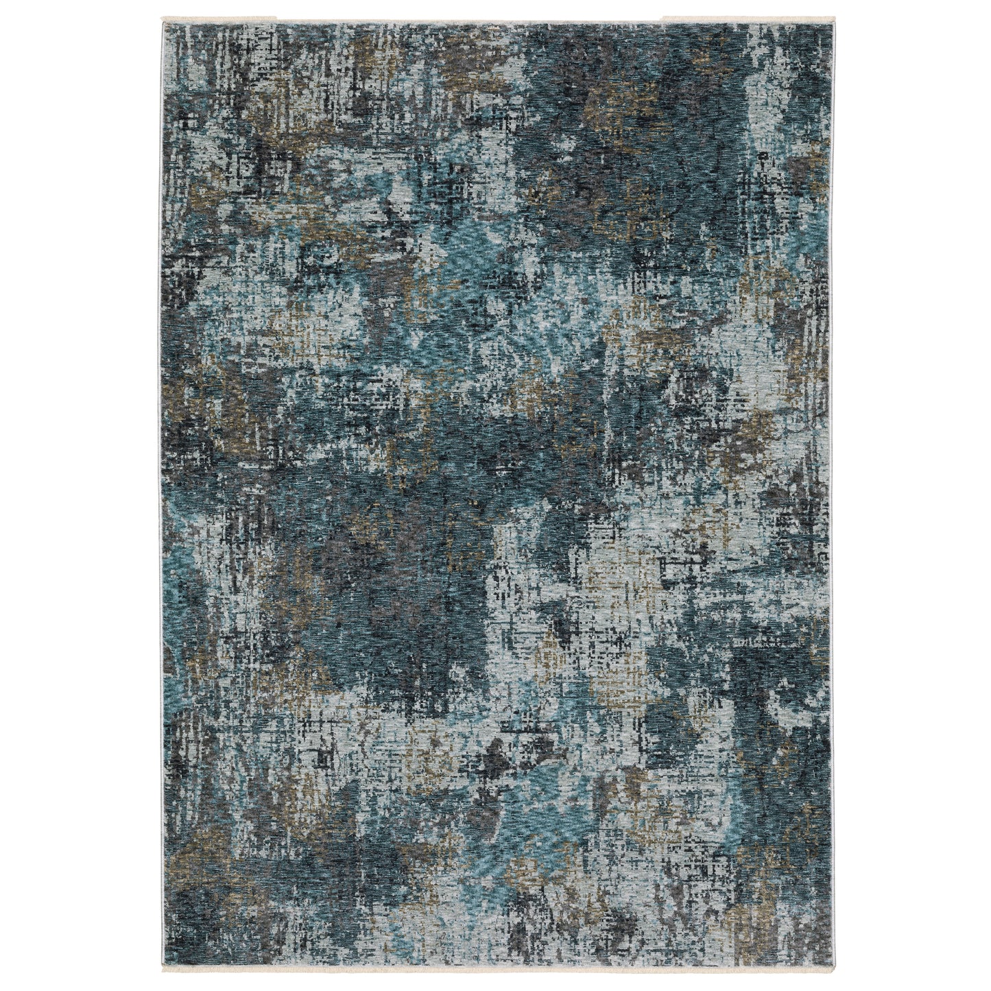 Hayden HAY03 Blue Abstract Rug