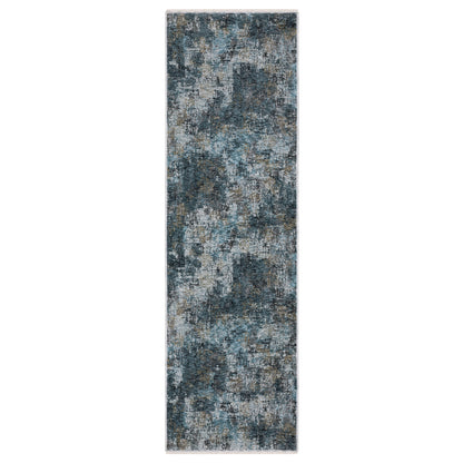 Hayden HAY03 Blue Abstract Rug
