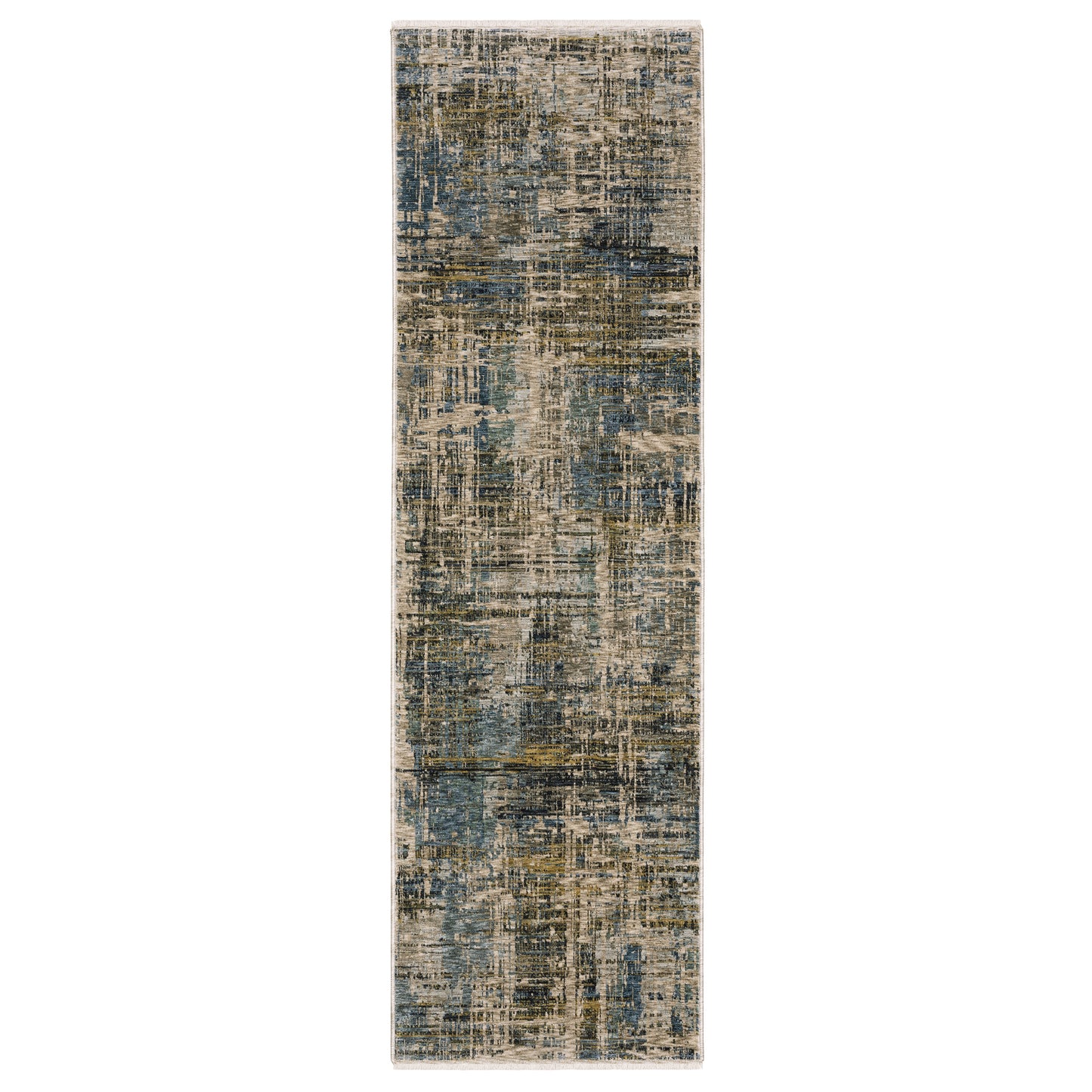Hayden HAY05 Blue Abstract Rug