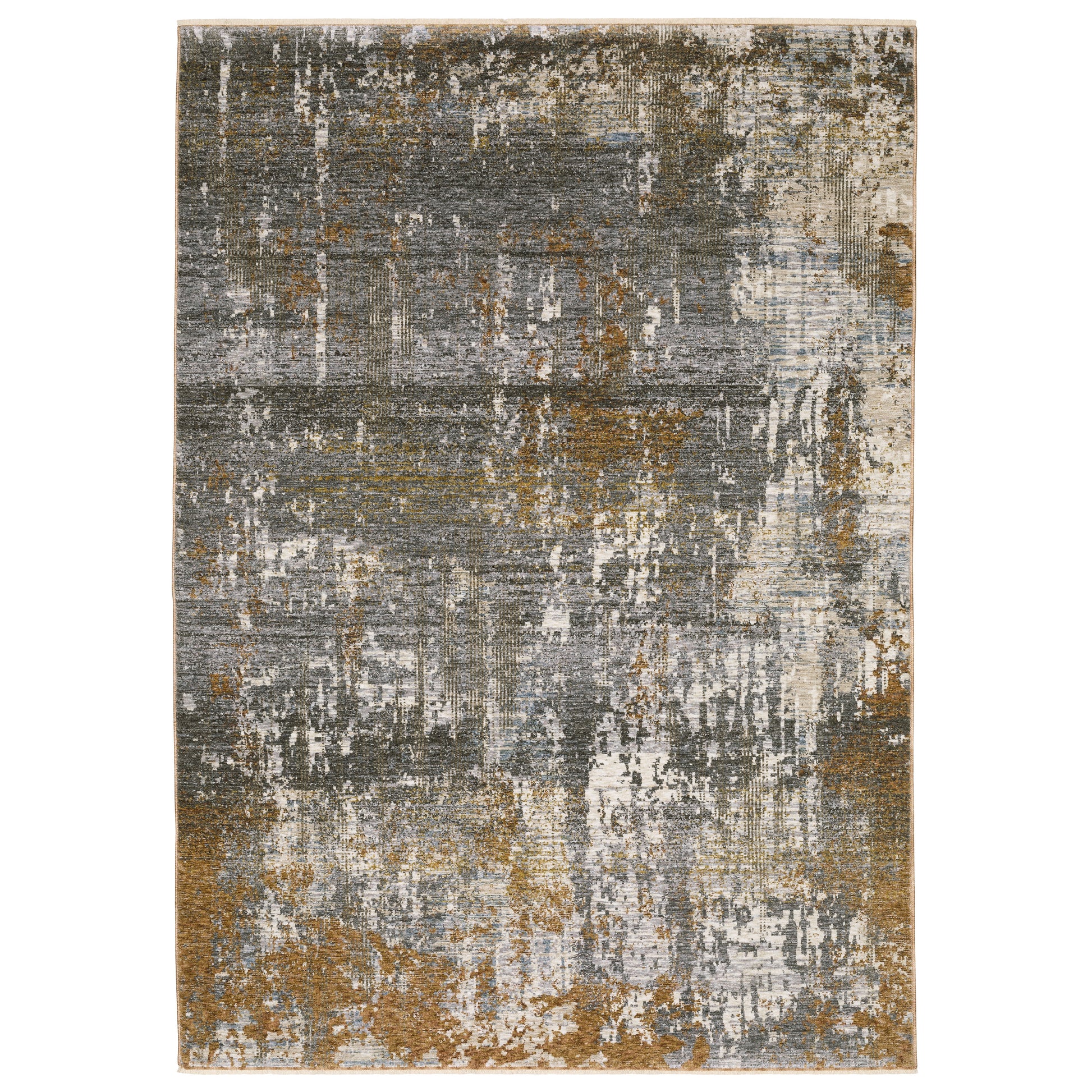 Hayden HAY06 Grey Abstract Rug