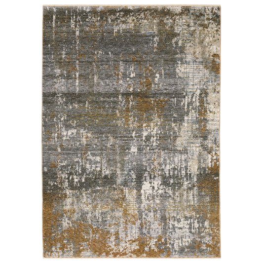 Hayden HAY06 Grey Abstract Rug