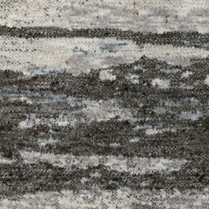 Hayden Abstract Grey/ Beige Cut Pile Rug