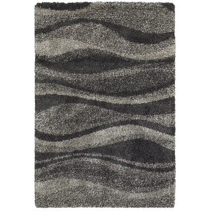 Henderson 5992E Grey Shag Rug