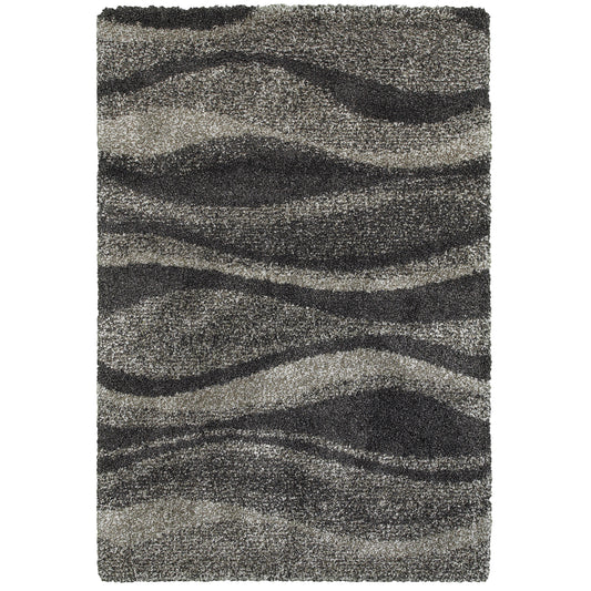 Henderson 5992E Grey Shag Rug