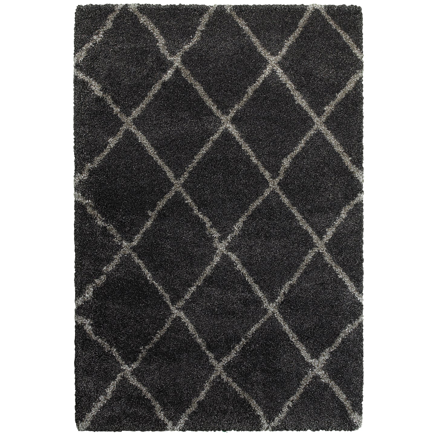 Henderson 090K1 Charcoal Lattice Rug