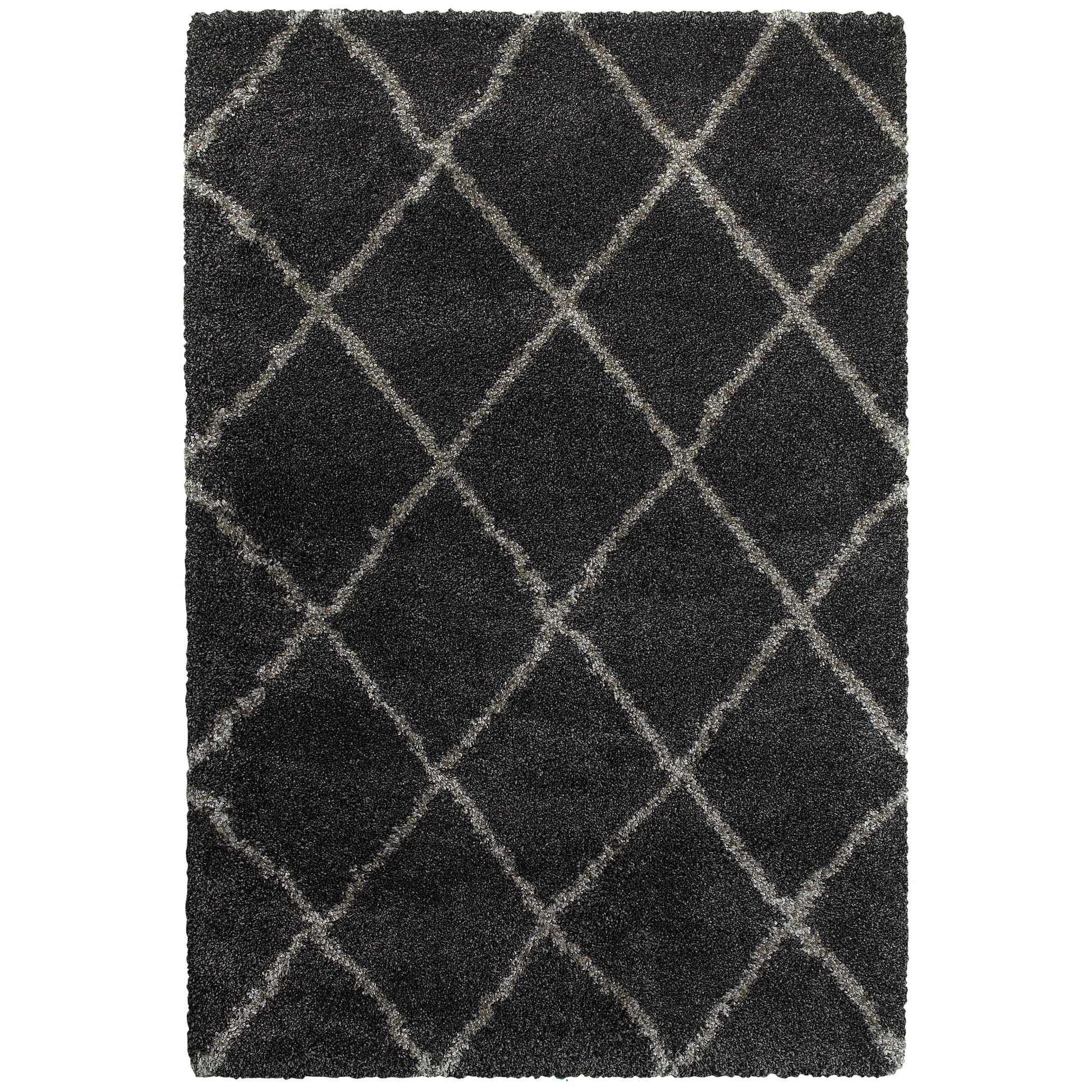 Henderson 090K1 Charcoal Lattice Rug