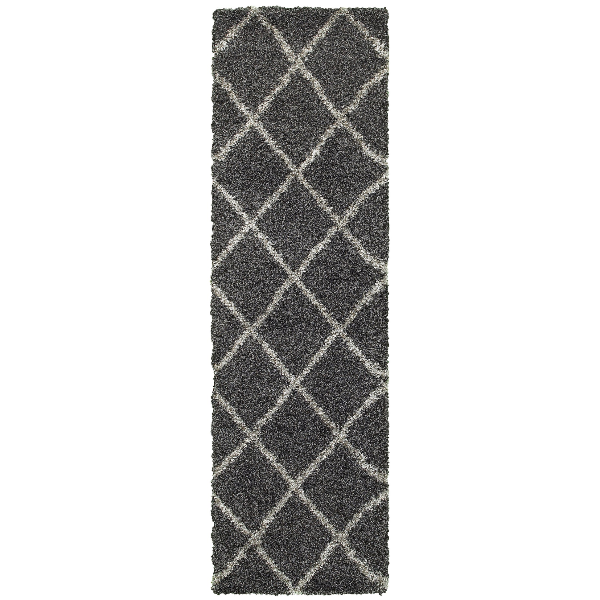 Henderson 090K1 Charcoal Lattice Rug