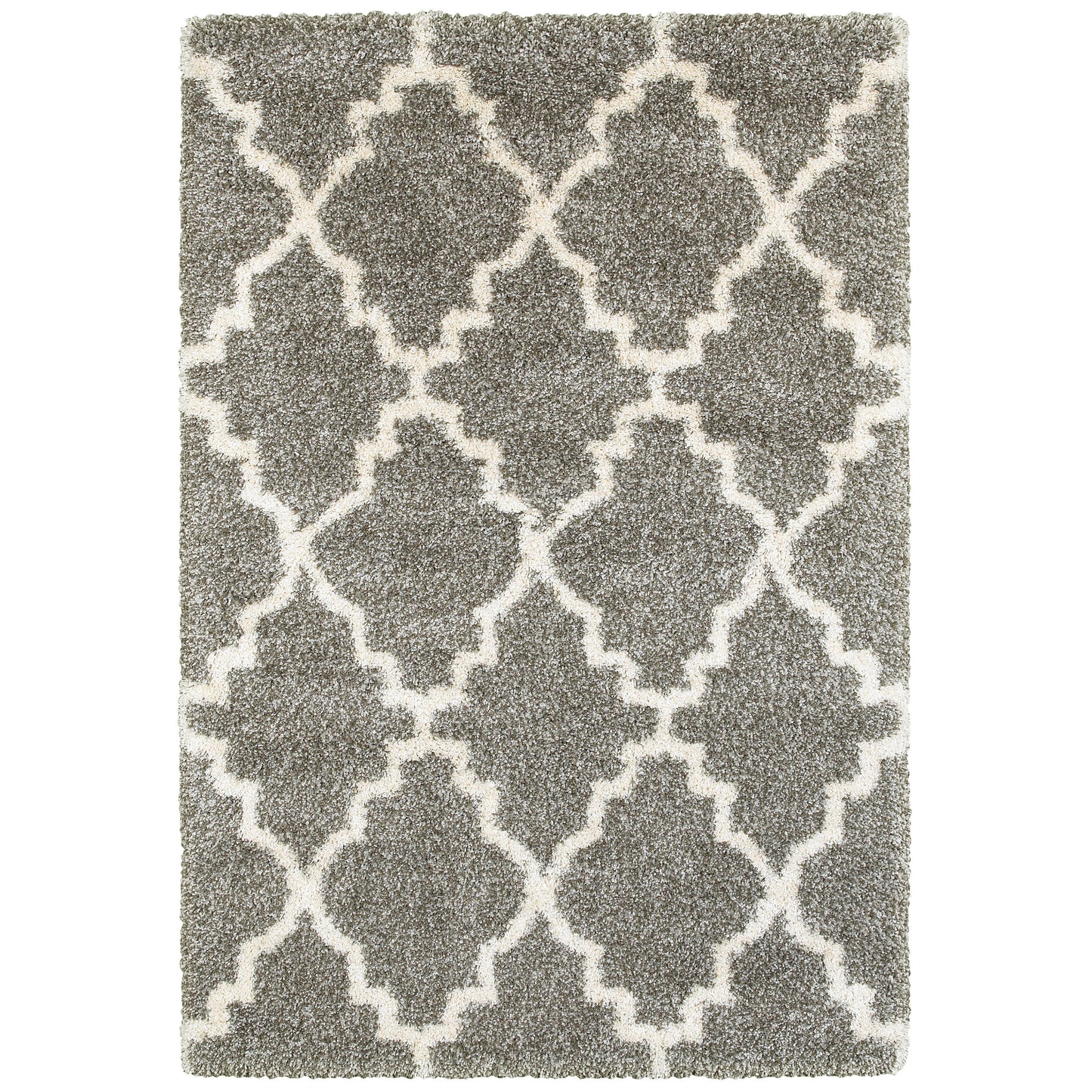 Henderson 092E9 Grey Lattice Rug