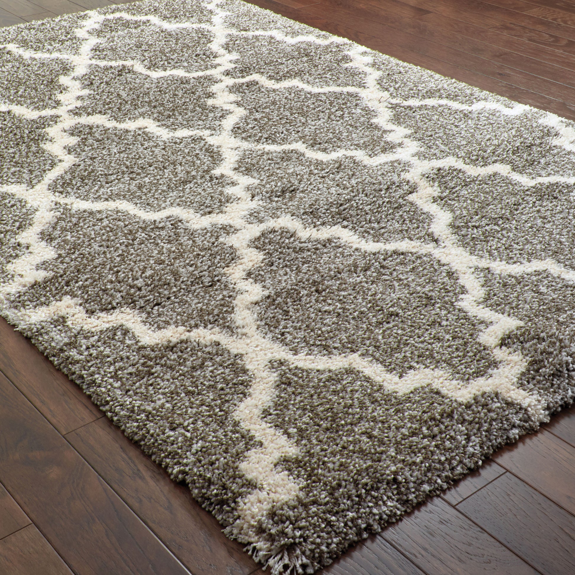 Henderson 092E9 Grey Lattice Rug
