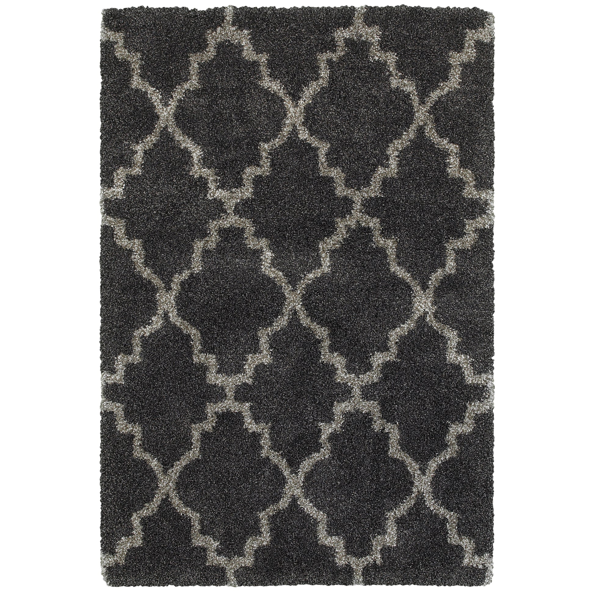 Henderson 092K1 Charcoal Lattice Rug