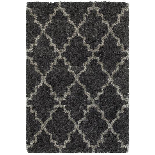 Henderson 092K1 Charcoal Lattice Rug