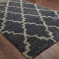 Henderson 092K1 Charcoal Lattice Rug