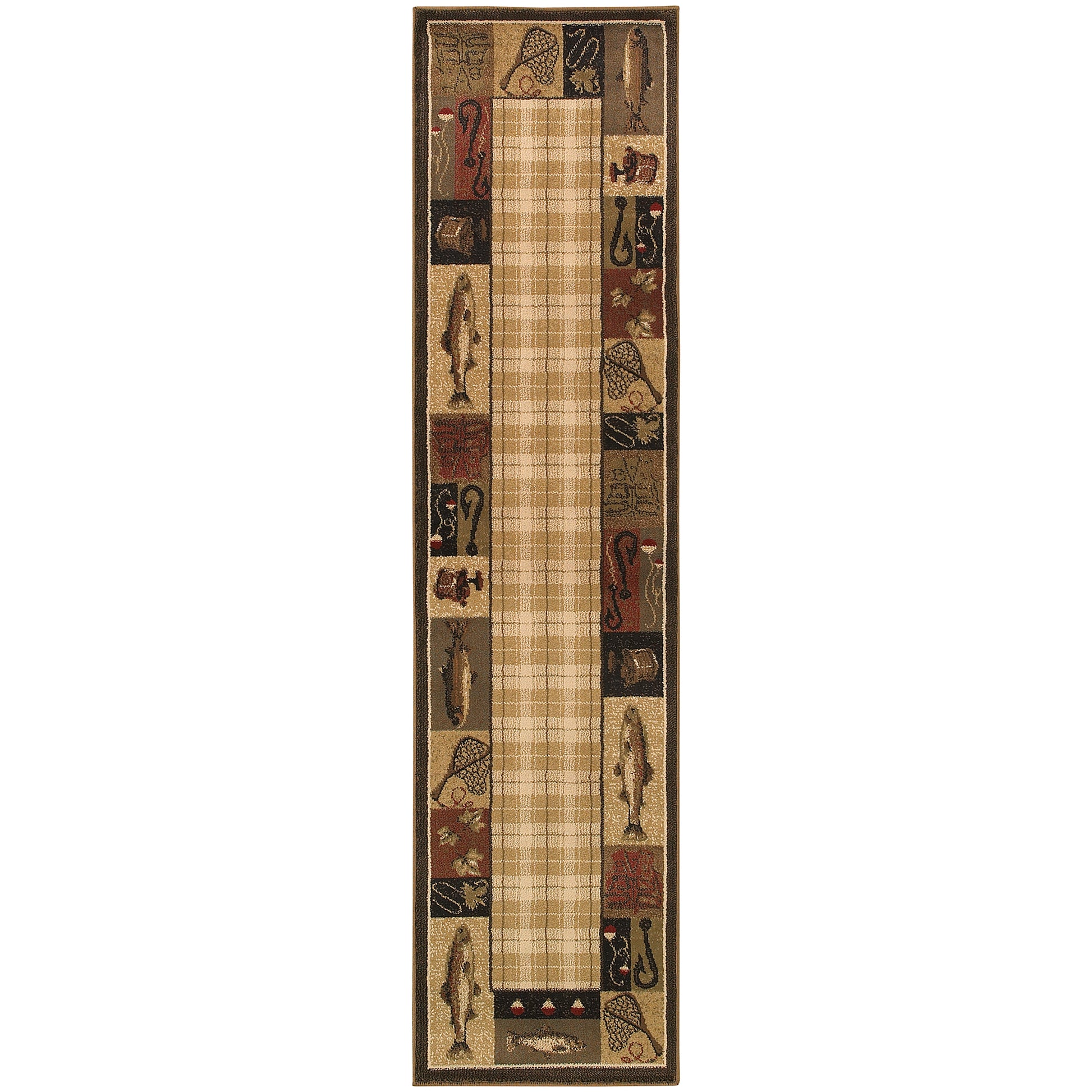 Hudson 1065B Beige Southwest/Lodge Rug