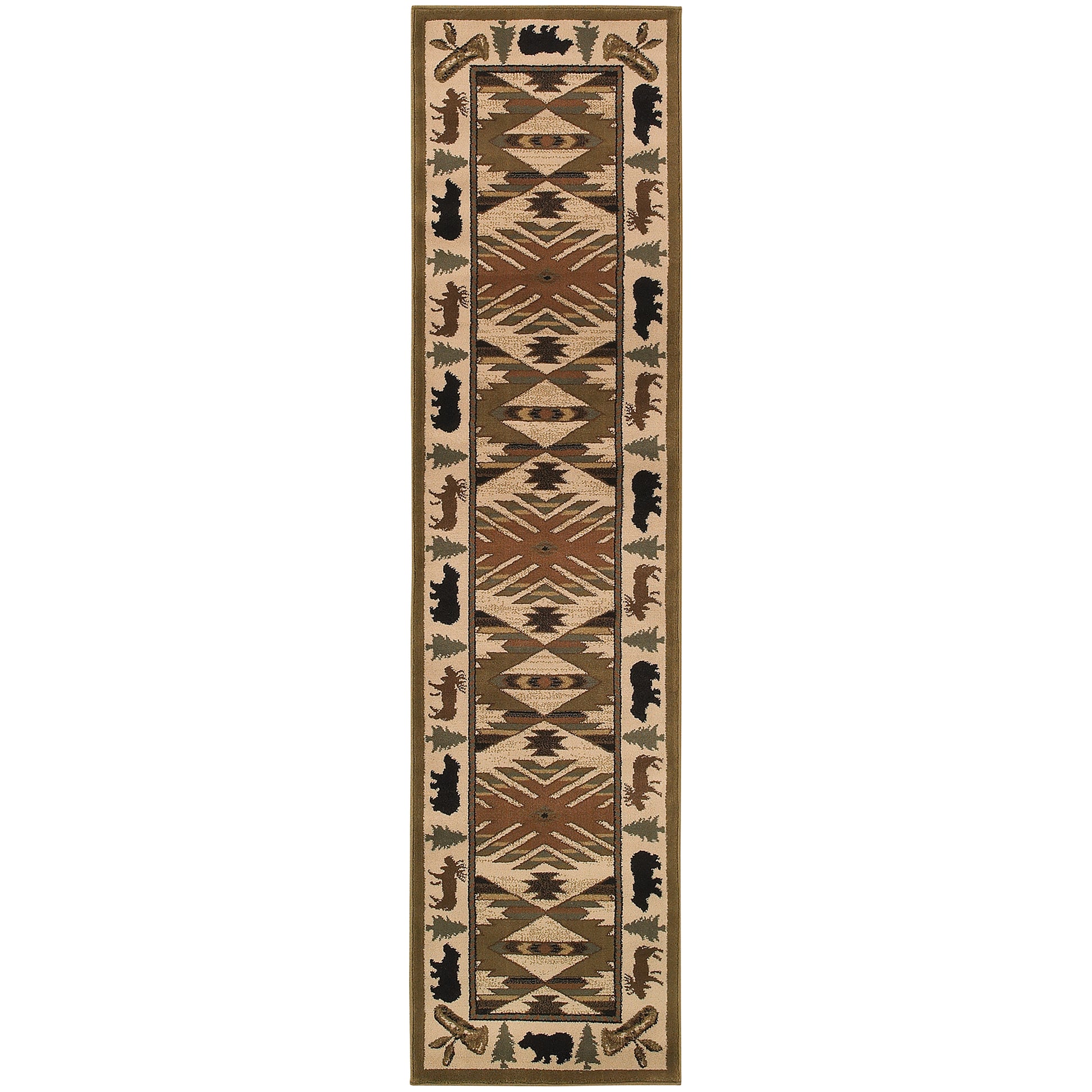 Hudson 1072A Ivory Southwest/Lodge Rug