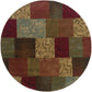 Hudson 030C1 Green Geometric Rug