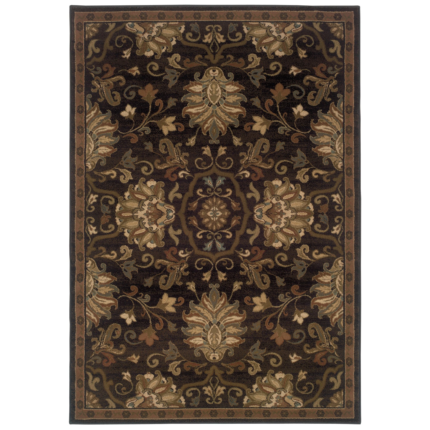 Hudson 042G1 Brown Oriental Rug