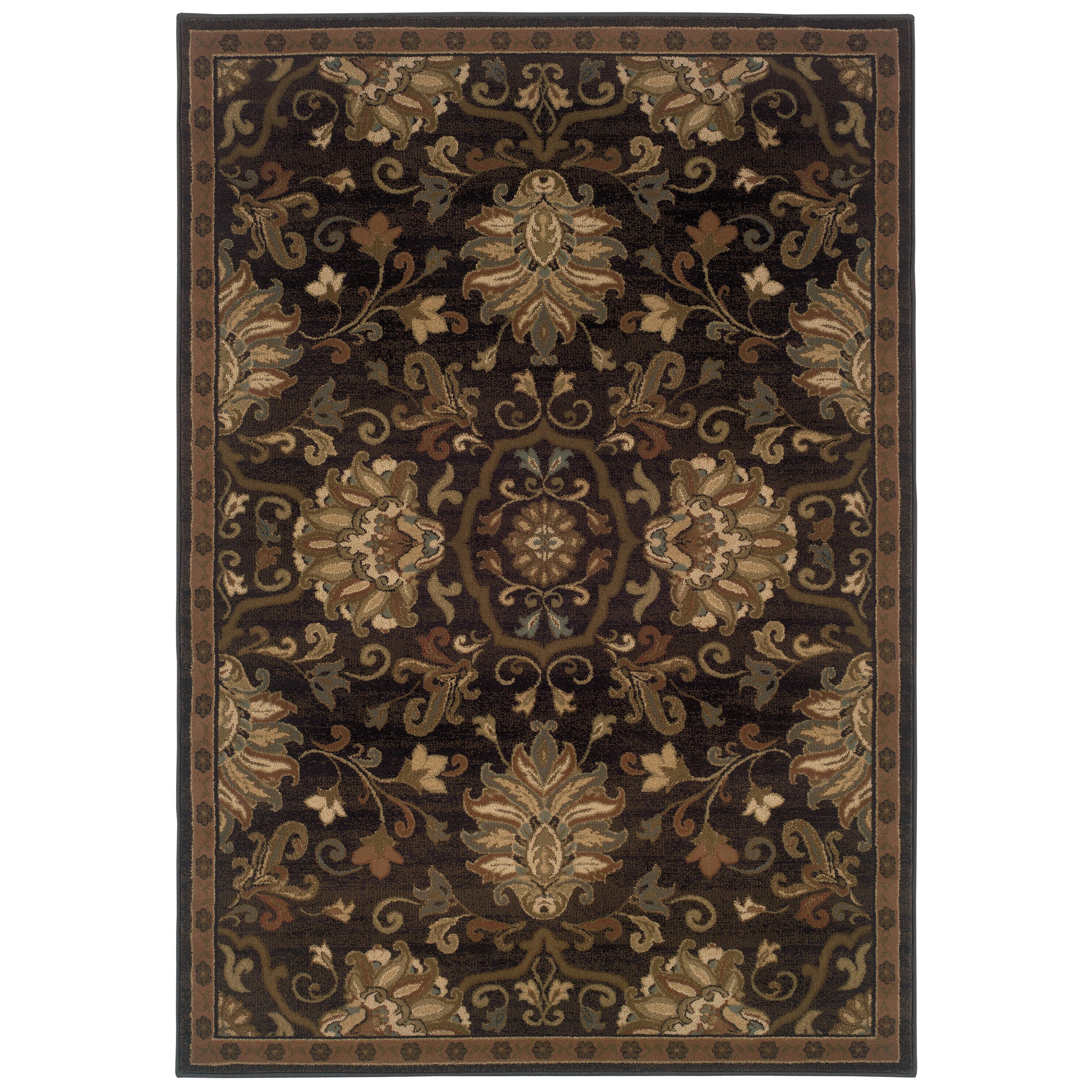Hudson 042G1 Brown Oriental Rug