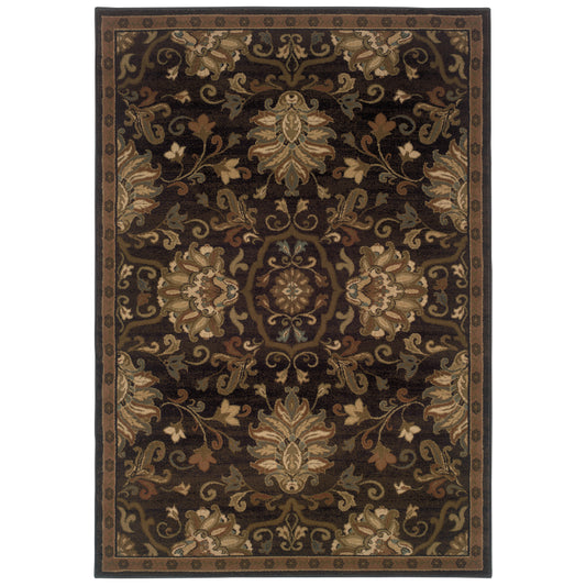 Hudson 042G1 Brown Oriental Rug