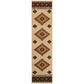 Hudson 087I1 Beige Southwest/Lodge Rug