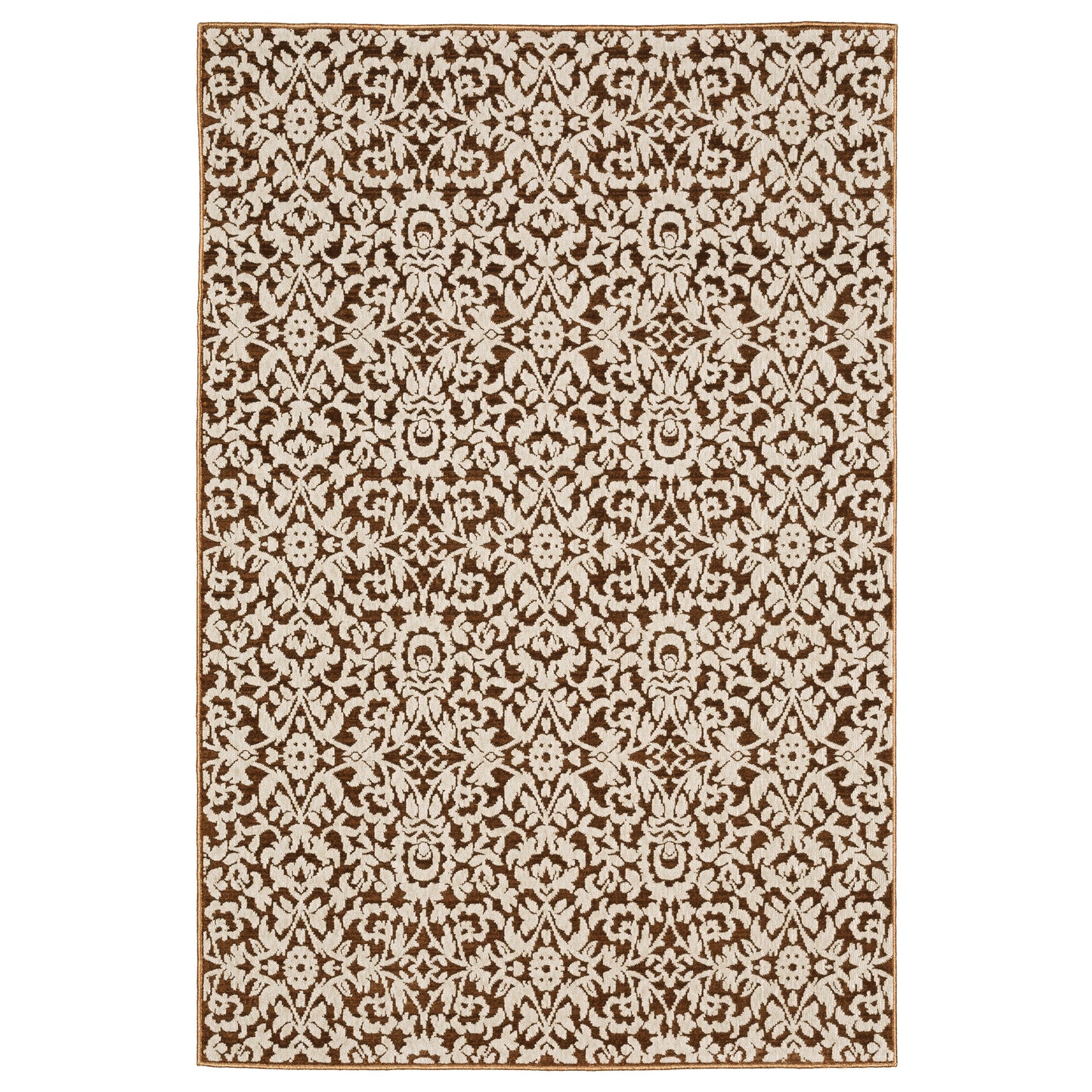 Intrigue INT02 Rust Oriental Rug