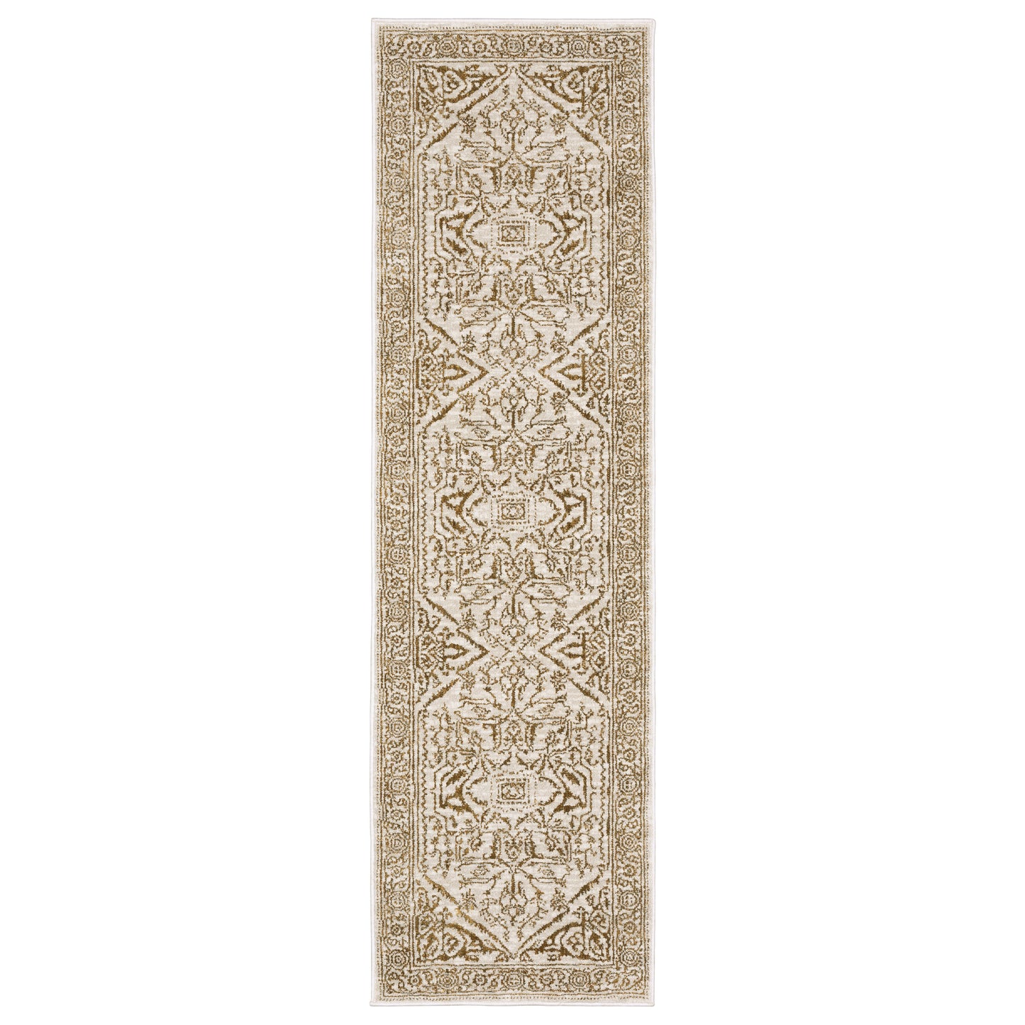 Intrigue INT03 Ivory Medallion Rug