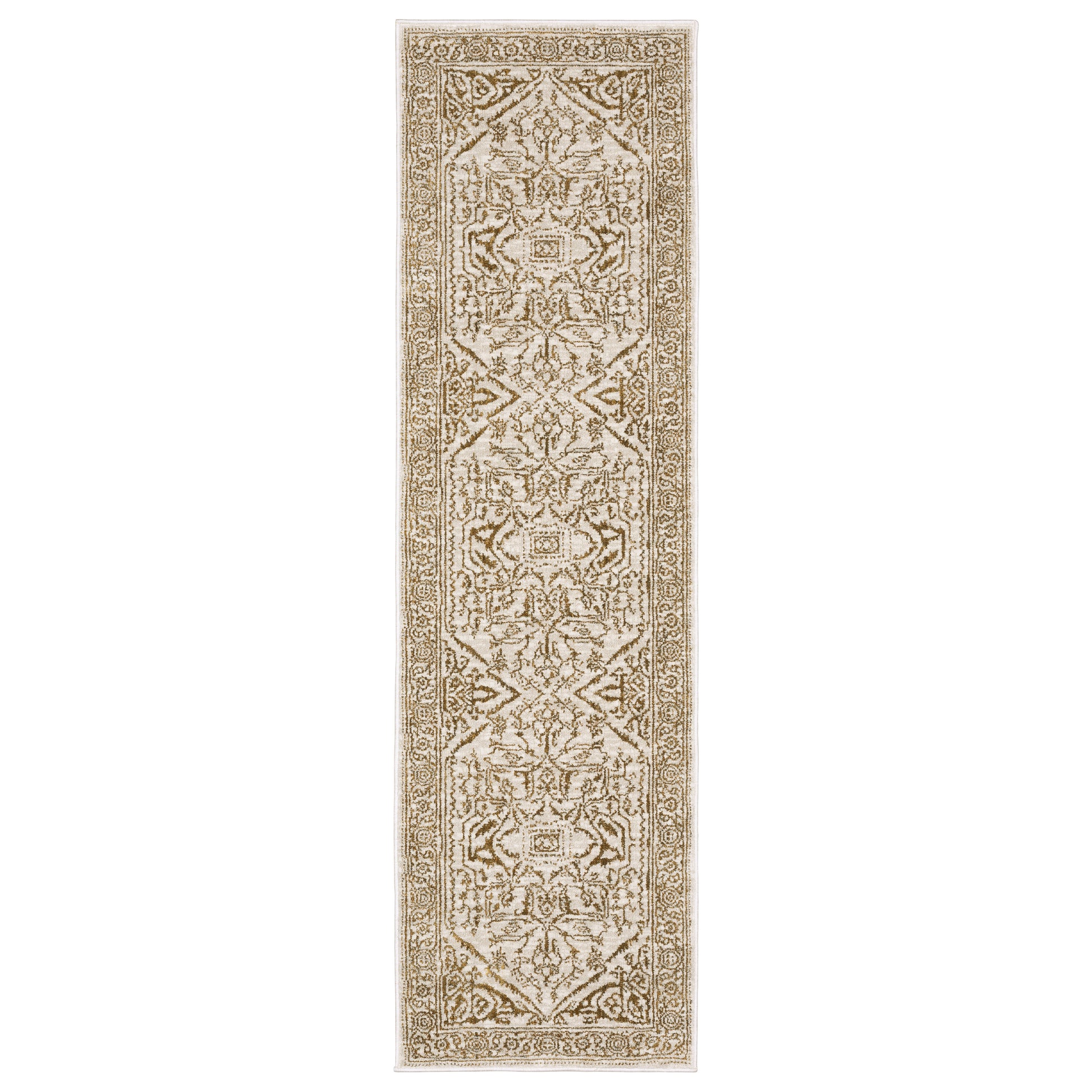 Intrigue INT03 Ivory Medallion Rug