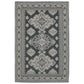 Intrigue INT05 Blue Medallion Rug