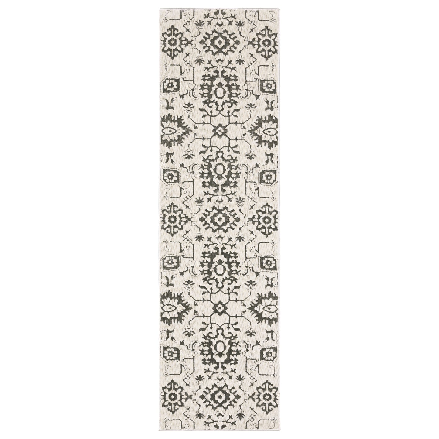 Intrigue INT08 Ivory Floral Rug