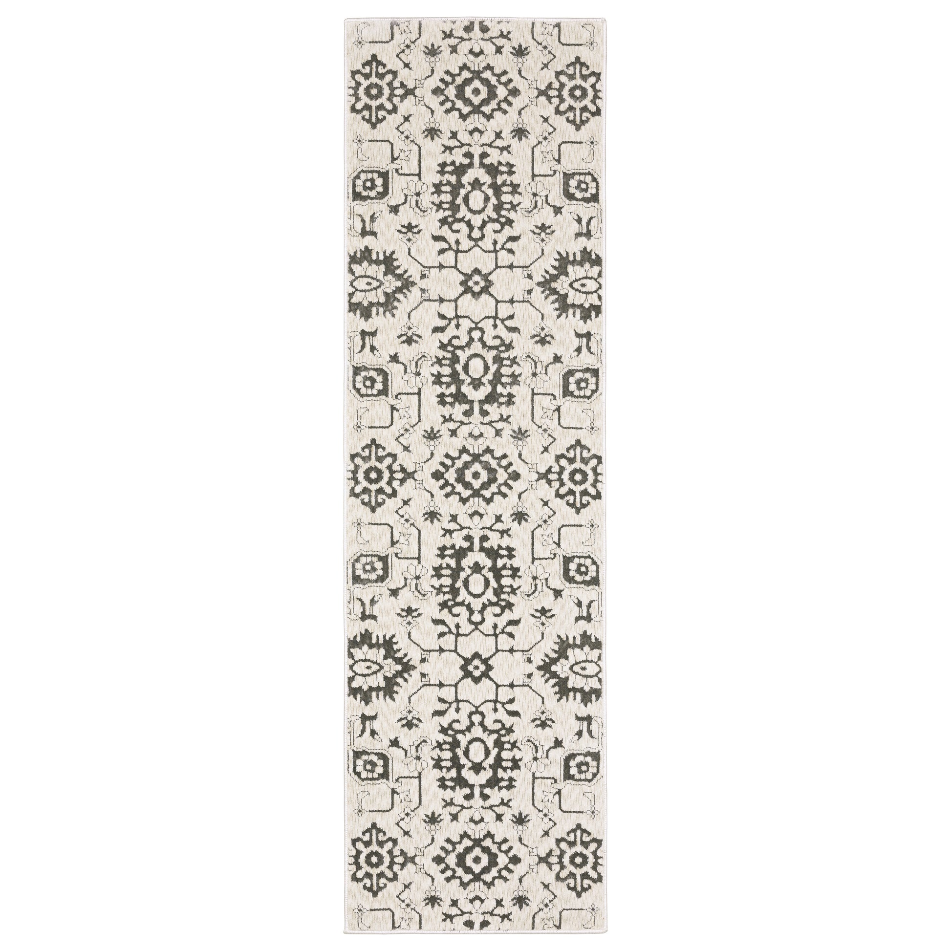 Intrigue INT08 Ivory Floral Rug