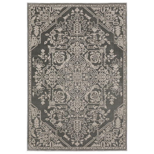 Intrigue INT12 Beige Medallion Rug