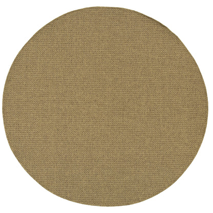 Karavia Solid Tan/ Tan Abstract Flat Weave Rug
