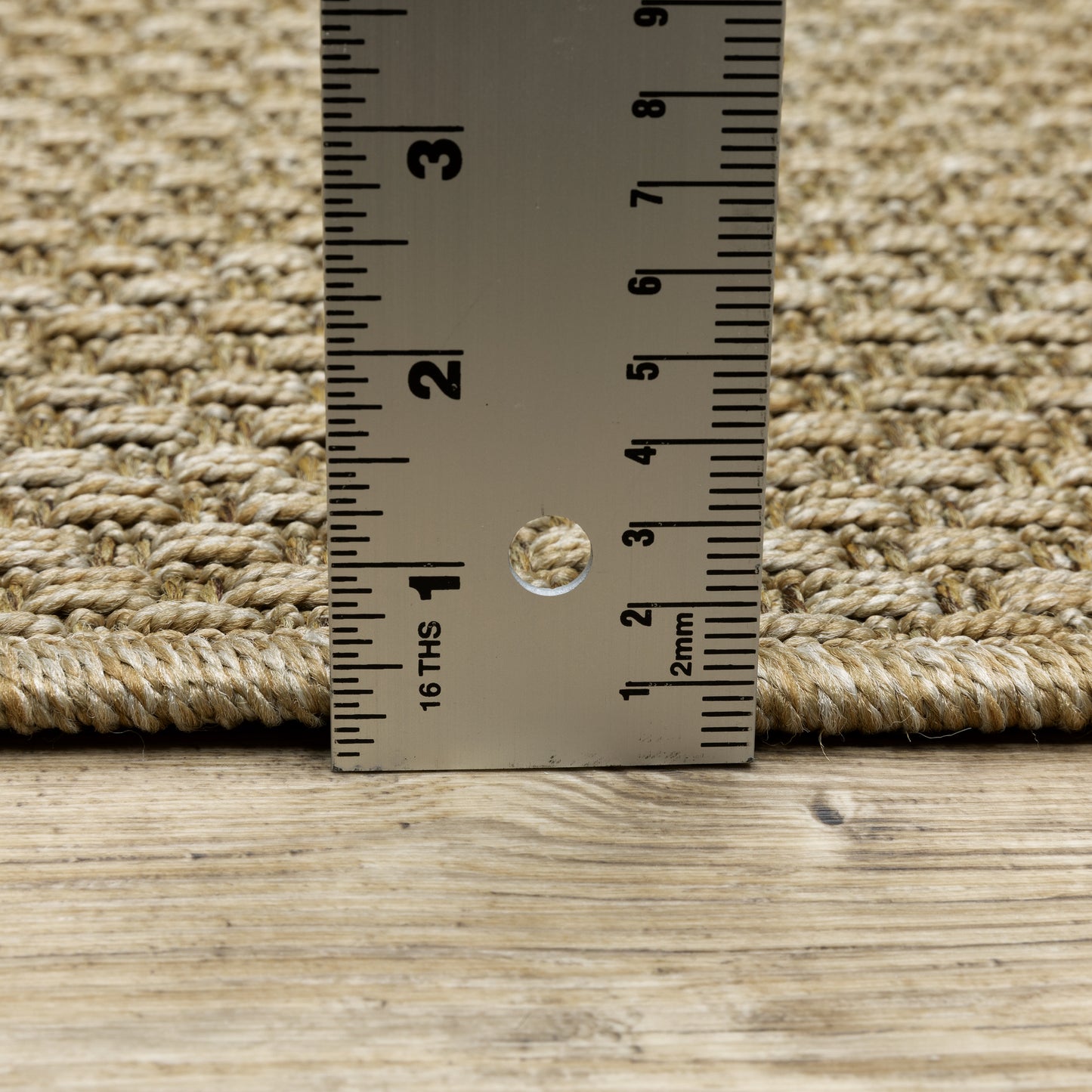 Karavia Solid Sand/ Sand Abstract Flat Weave Rug