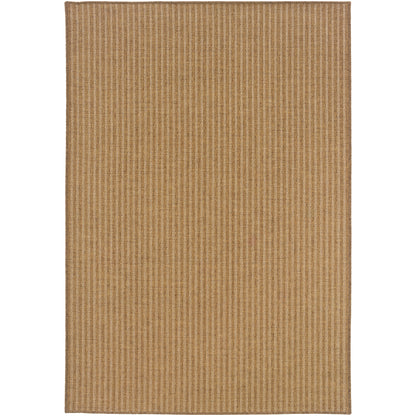 Karavia 550X3 Tan Stripe Rug