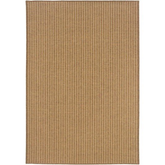 Karavia 550X3 Tan Stripe Rug