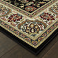 Kashan 108B1 Black Oriental Rug