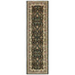 Kashan 108B1 Black Oriental Rug
