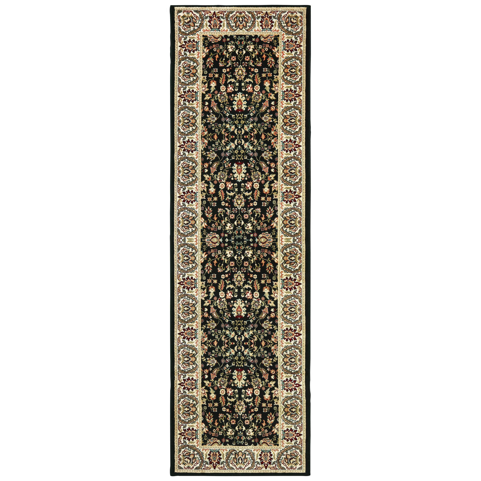 Kashan 108B1 Black Oriental Rug