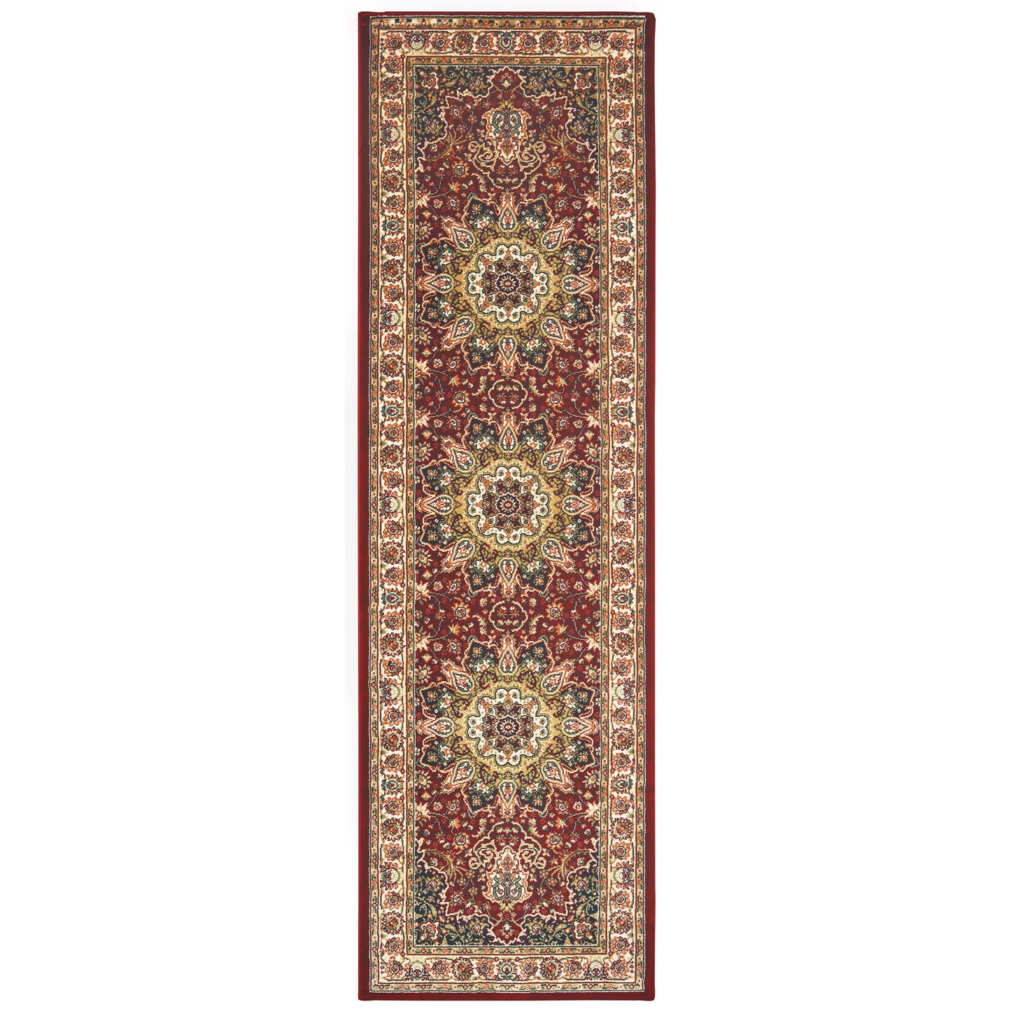 Kashan 119N1 Red Medallion Rug