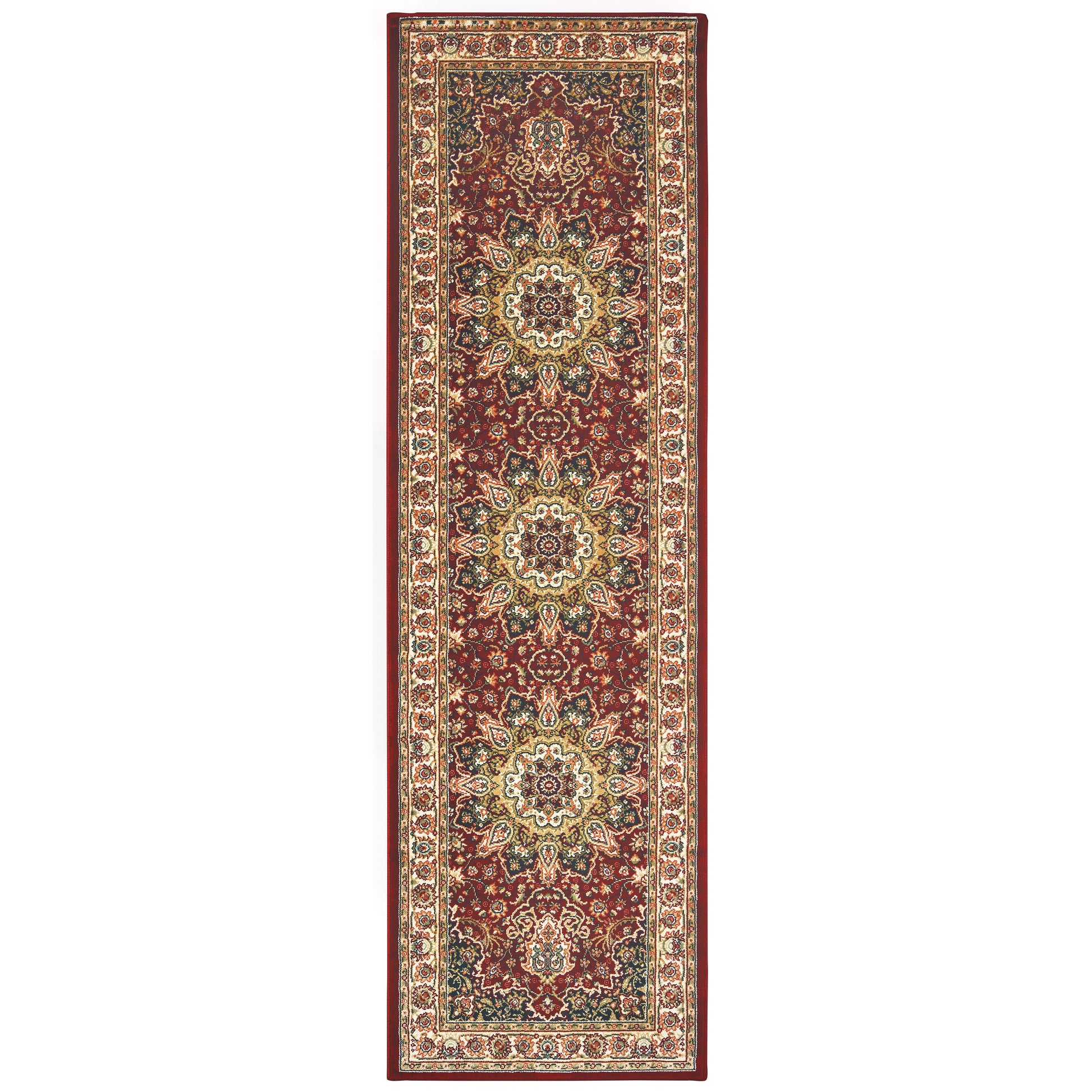 Kashan 119N1 Red Medallion Rug