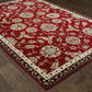Kashan 370RI Red Floral Rug