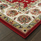 Kashan 4929R Red Floral Rug