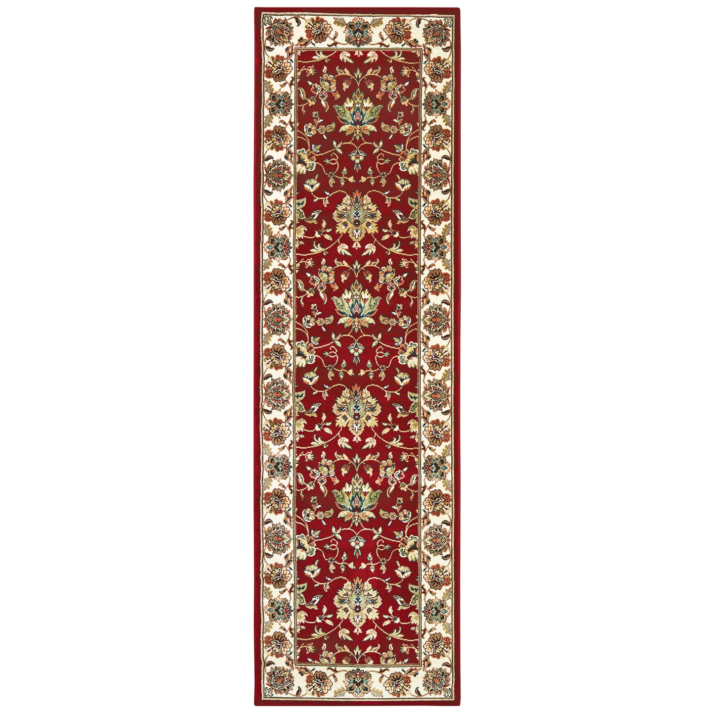 Kashan 4929R Red Floral Rug