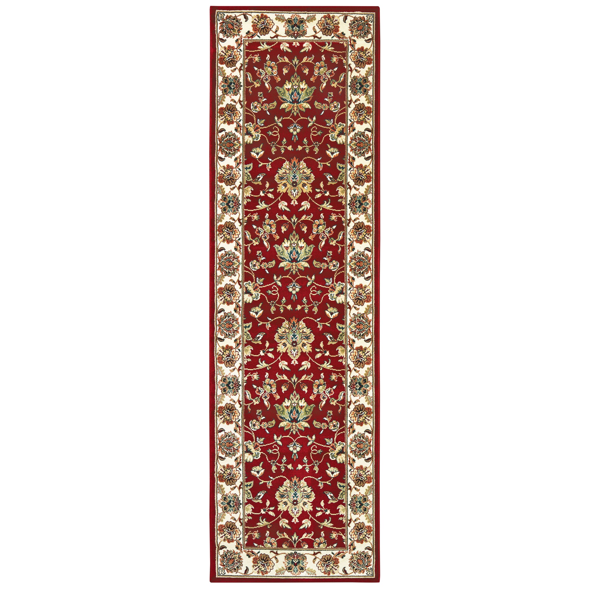 Kashan 4929R Red Floral Rug