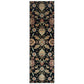 Kashan 9946K Black Oriental Rug