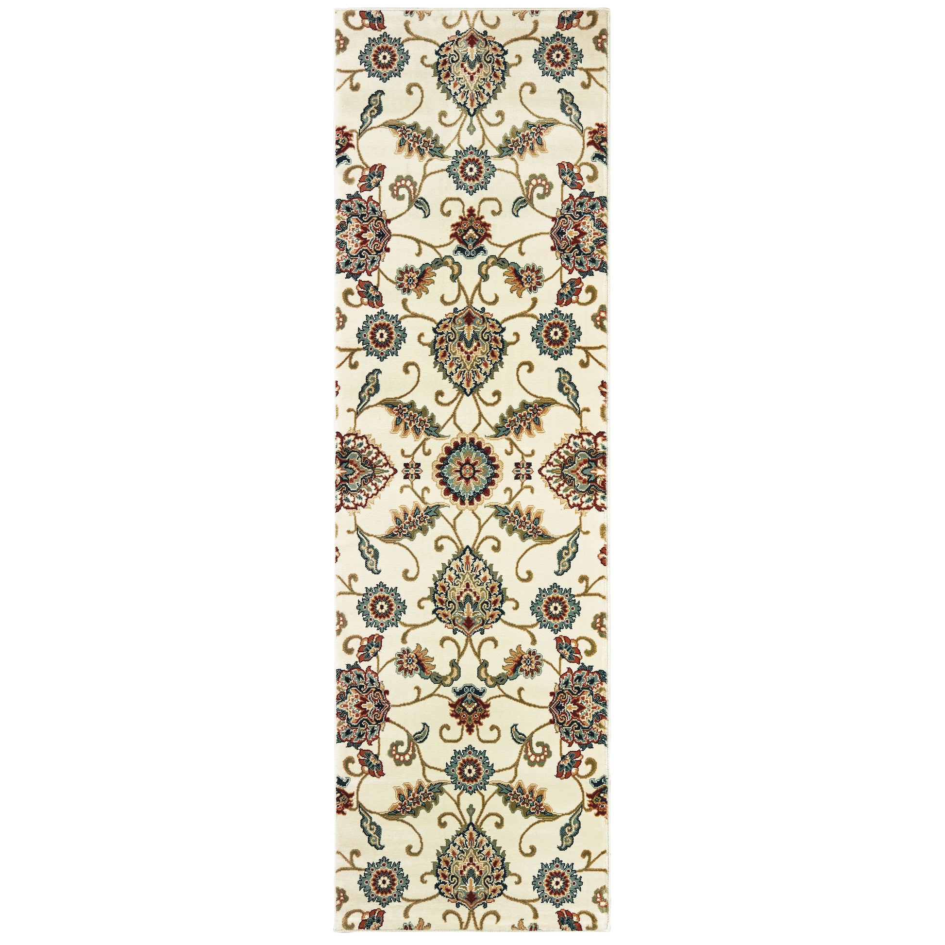 Kashan 9946W Ivory Oriental Rug