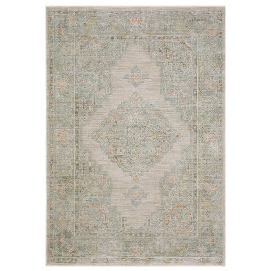 Keaton KEA02 Beige Medallion Rug