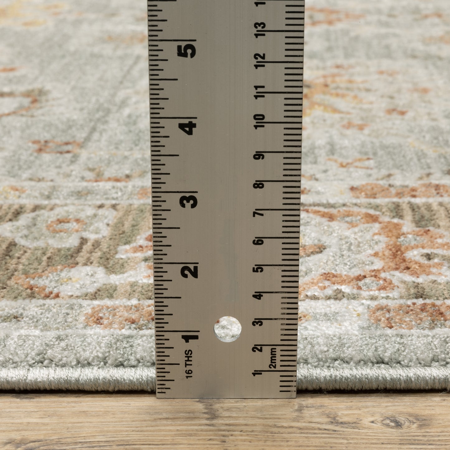Keaton Floral Blue/ Multi Oriental Cut Pile Rug