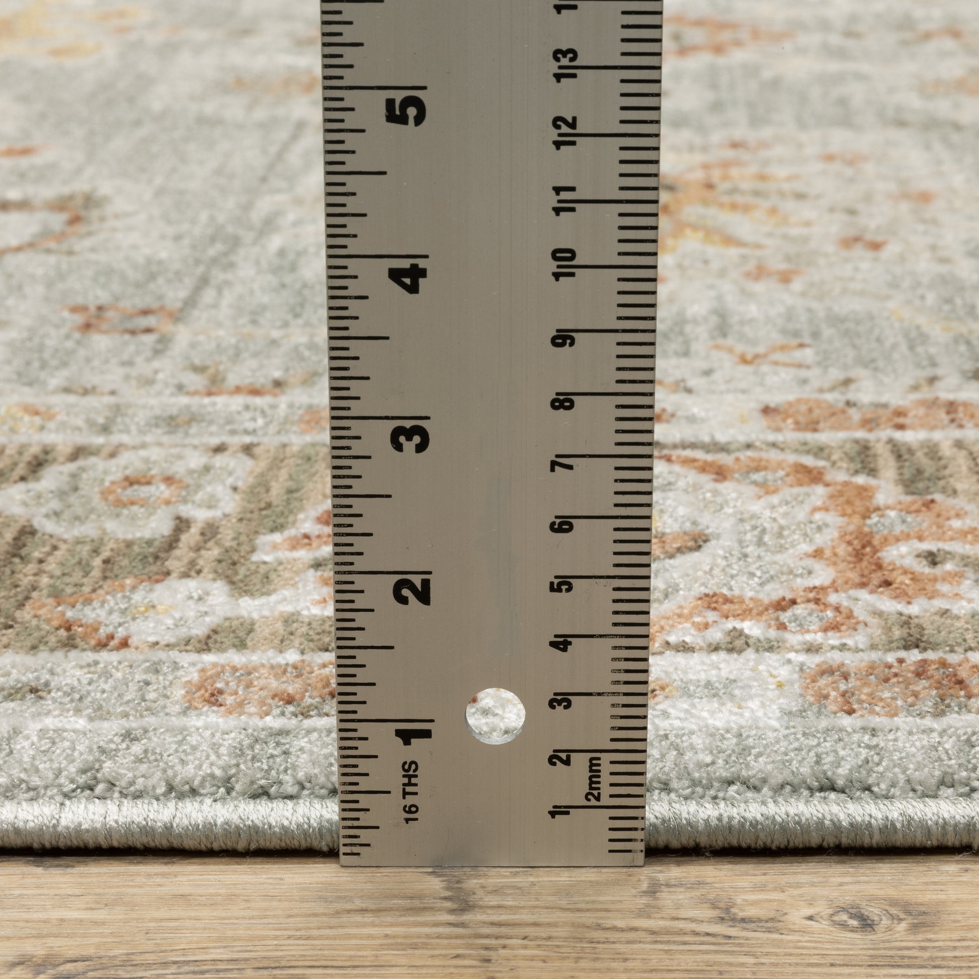 Keaton Floral Blue/ Multi Oriental Cut Pile Rug