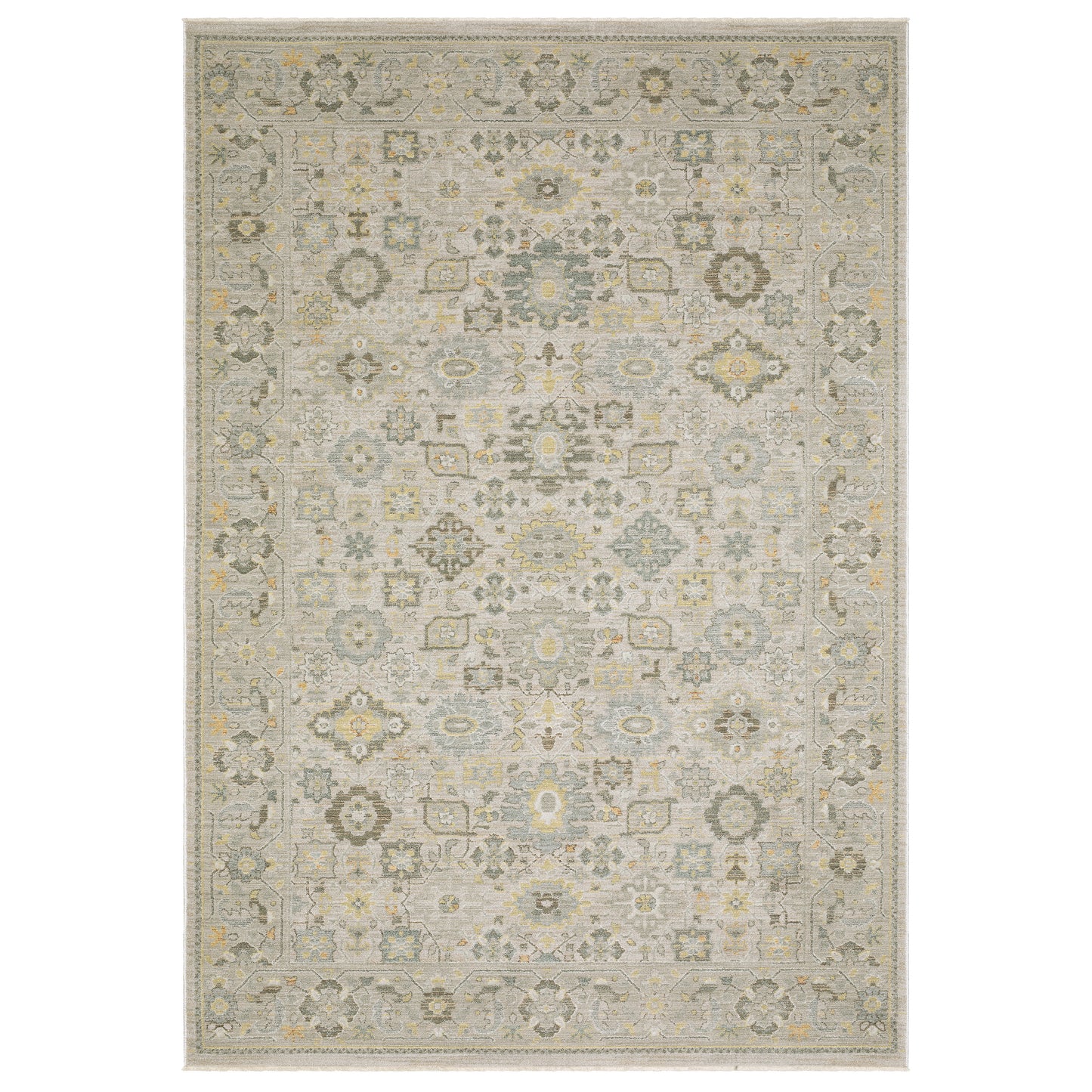 Keaton KEA06 Beige Floral Rug